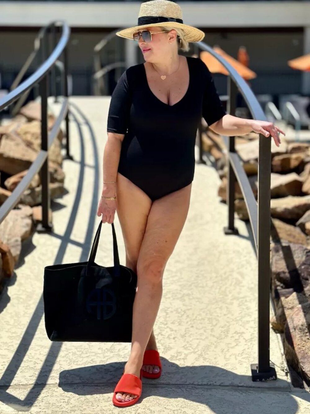 NWT Spanx Pique Shaping Swimsuit Plus Size 2X